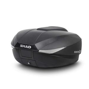 Vrchní kufr na motorku SHAD SH58X karbon (rozšiřitelný koncept) se zámkem PREMIUM