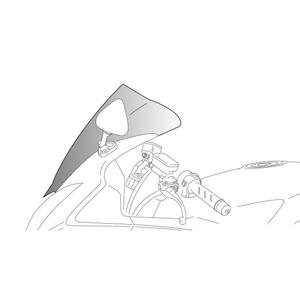 Plexi štít PUIG RACING kouřová