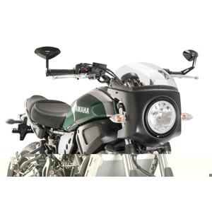 Plexi štít PUIG SEMI-FAIRING matná černá průhledný