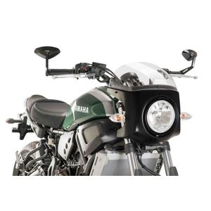 Plexi štít PUIG SEMI-FAIRING karbonový vzhled průhledný