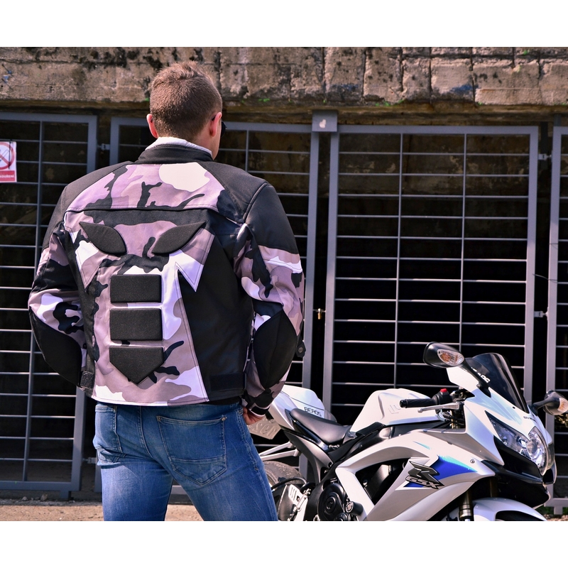 Bunda na motorku RSA Camuflage výprodej
