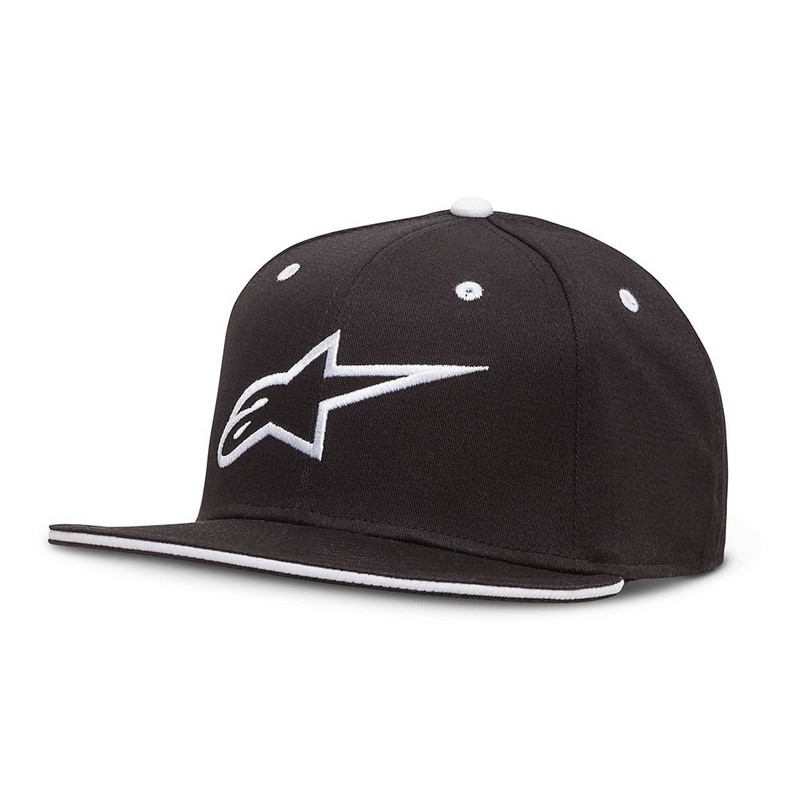 Alpinestars Ageless Flatbill Cap Μαύρο και Λευκό
