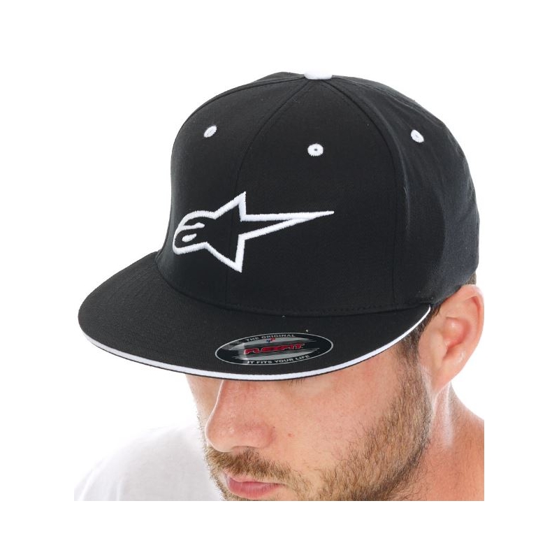 Alpinestars Ageless Flatbill Cap Μαύρο και Λευκό
