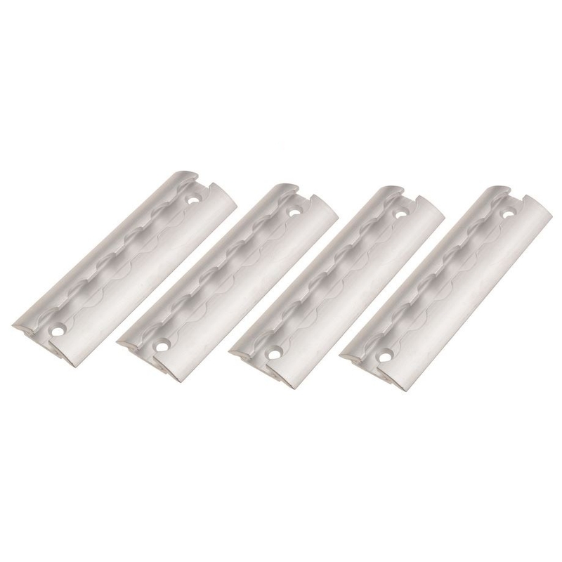 Zaoblená kotevní lišta QTECH hliníková (sada 4 kusů)