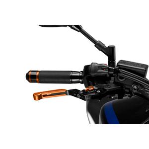 Páčka brzdy bez adaptéru PUIG rozšiřitelná skládací oranžová/oranžová