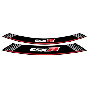 Linka na ráfek PUIG GSXR stříbrná linky na ráfek - sada 8ks