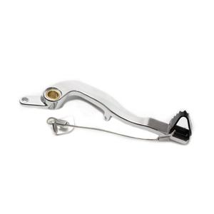 Brzdový pedál MOTION STUFF silver body, black steel fixed tip Steel Fixed Tip
