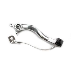 Brzdový pedál MOTION STUFF silver body, black steel fixed tip Steel Fixed Tip