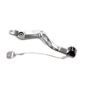 Brzdový pedál MOTION STUFF silver body, black steel fixed tip Steel Fixed Tip