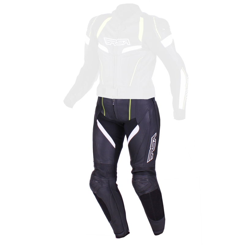 Dámské kalhoty RSA Speedway černo-bílo-fluo žluté výprodej