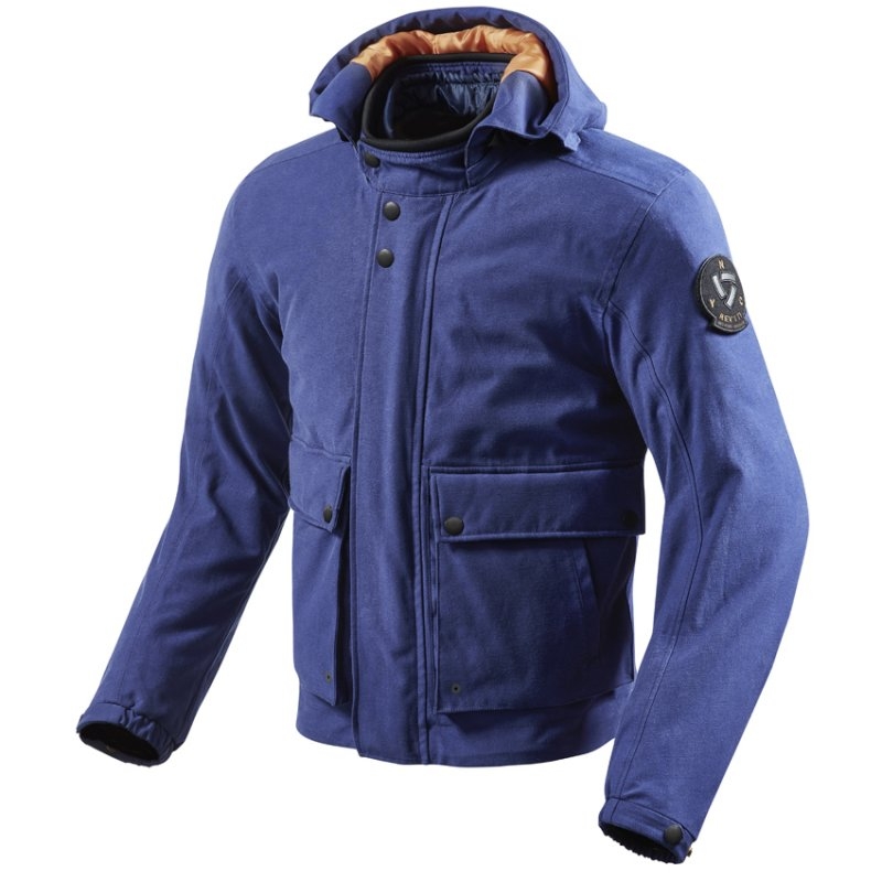 Bunda na motorku Revit Fulton - modrá