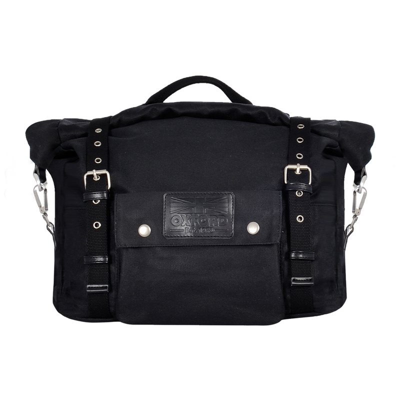 Oxford Heritage Μαύρο 40l τσάντες μοτοσικλέτας Side Bags