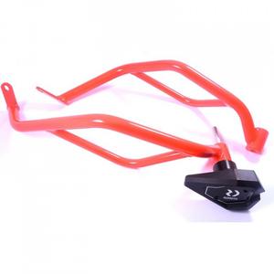 Ochranné rámy motoru RDMOTO červená with slider SL01