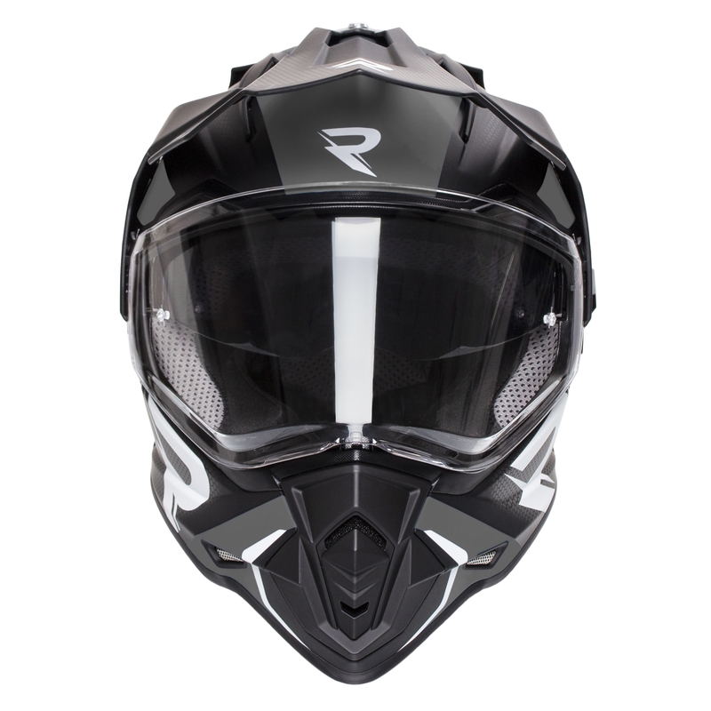 Enduro κράνος Street Racer Tracker μαύρο-γκρι