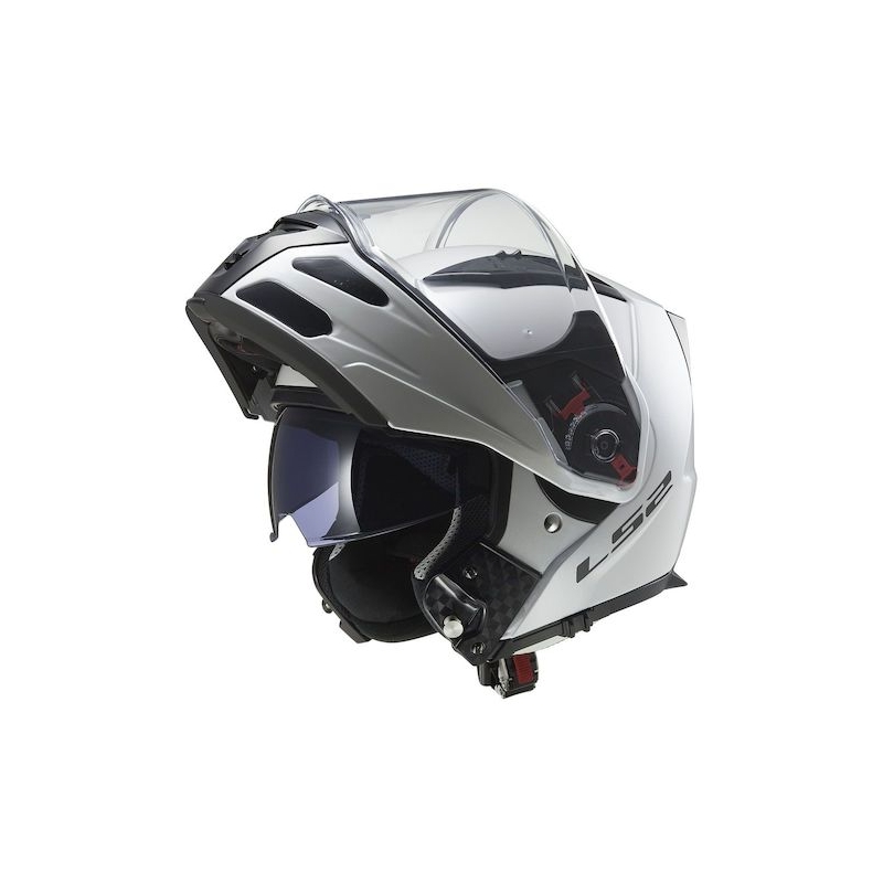Vyklápěcí moto přilba LS2 FF324 Metro bílá výprodej