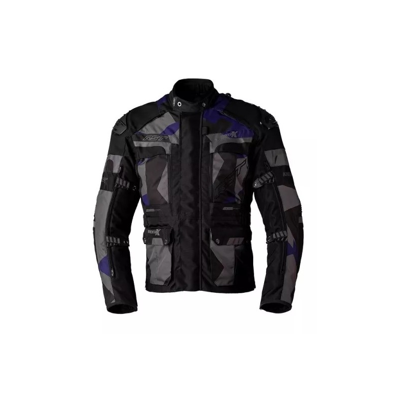 Μπουφάν μοτοσικλέτας RST Pro Series Adventure-X CE μαύρο-γκρι-μπλε προσφορά