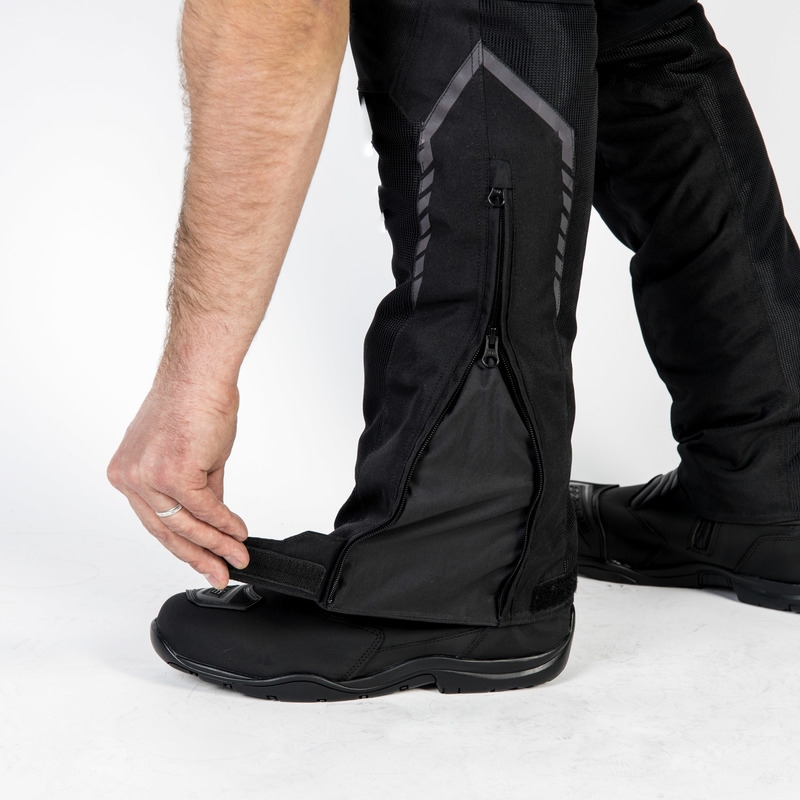 Ozone Flow Μαύρο παντελόνι μοτοσικλέτας προσφορά