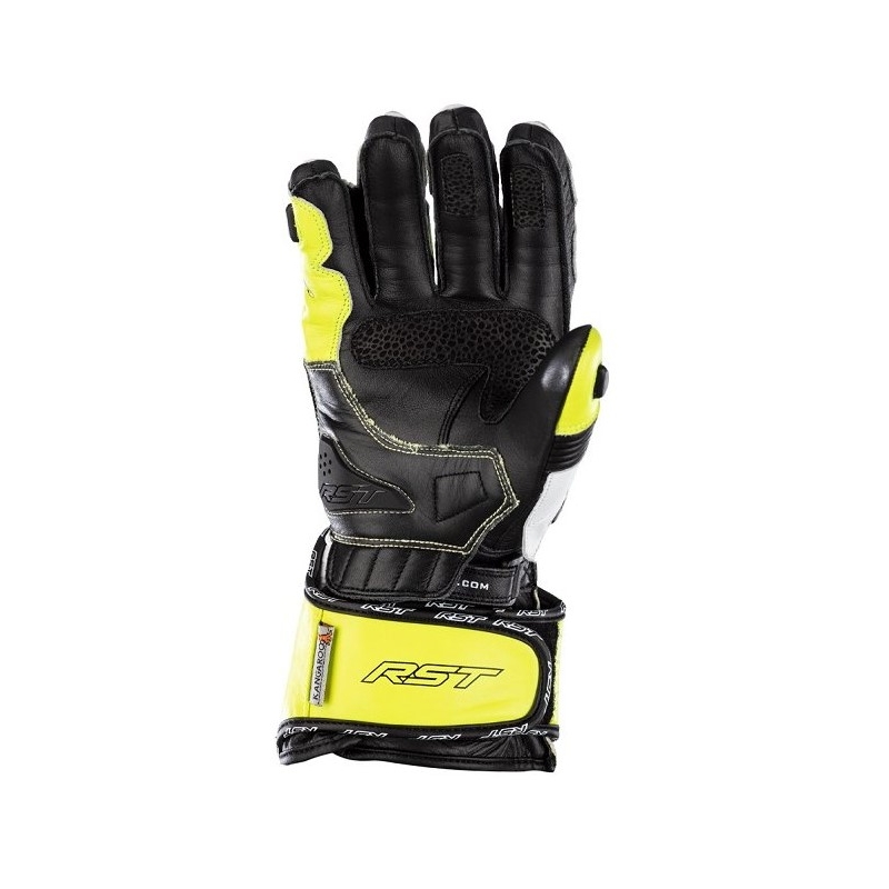 Rukavice na motorku RST Tractech Evo 4 CE černo-bílo-fluo žluté výprodej
