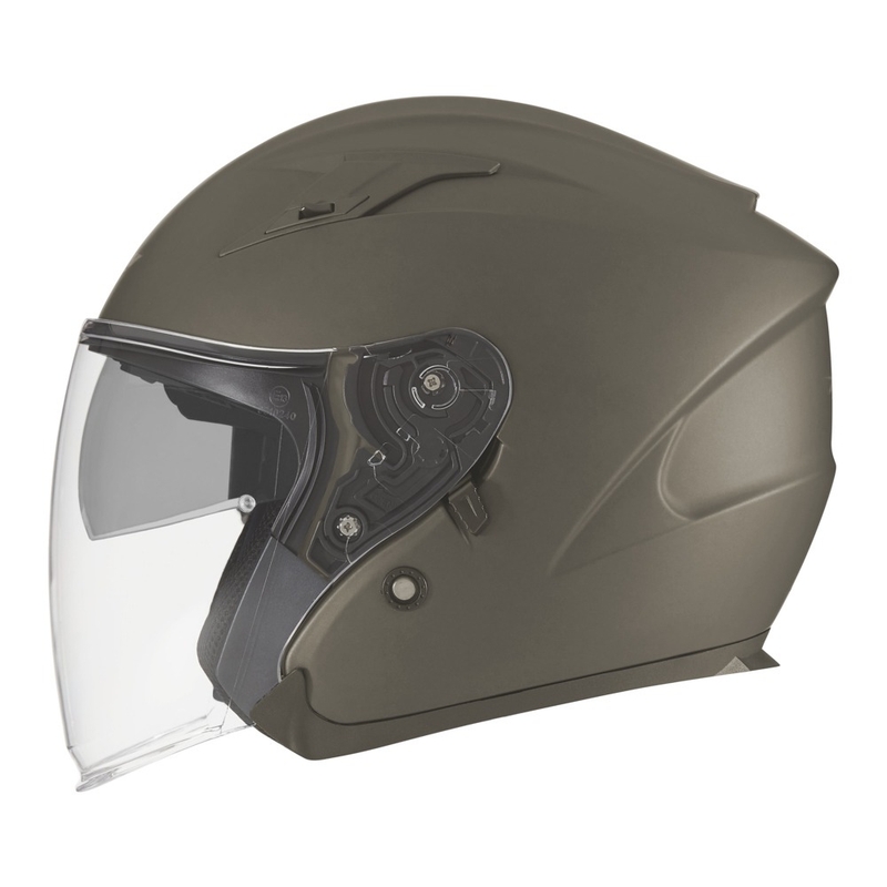 Otevřená přilba na motorku NOX N128 khaki výprodej
