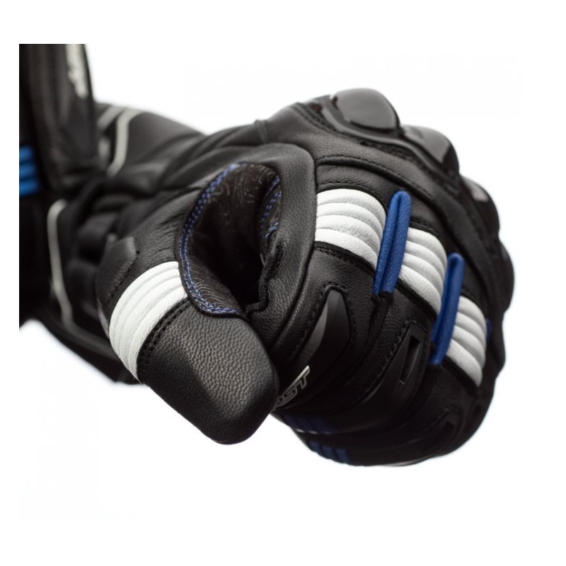 Rukavice na motorku RST Pilot CE černo-bílo-modré výprodej