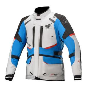 Μπουφάν μοτοσικλέτας Alpinestar Andes Drystar Honda γκρι-μαύρο-μπλε-κόκκινο