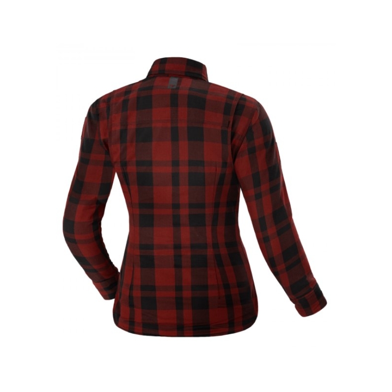 Dámská košile na motorku Shima Renegade červeno-černá výprodej