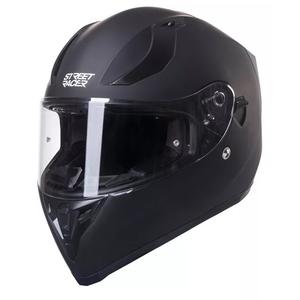 Ενσωματωμένο κράνος μοτοσικλέτας Street Racer SR I1 MotoZem Performance μαύρο ματ προσφορά
