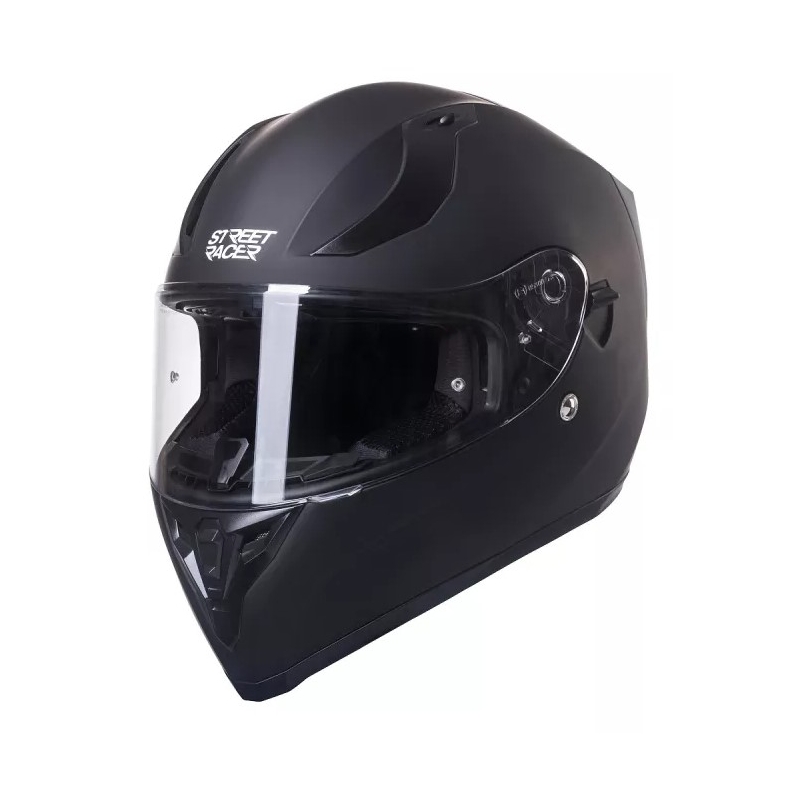 Ενσωματωμένο κράνος μοτοσικλέτας Street Racer SR I1 MotoZem Performance μαύρο ματ προσφορά
