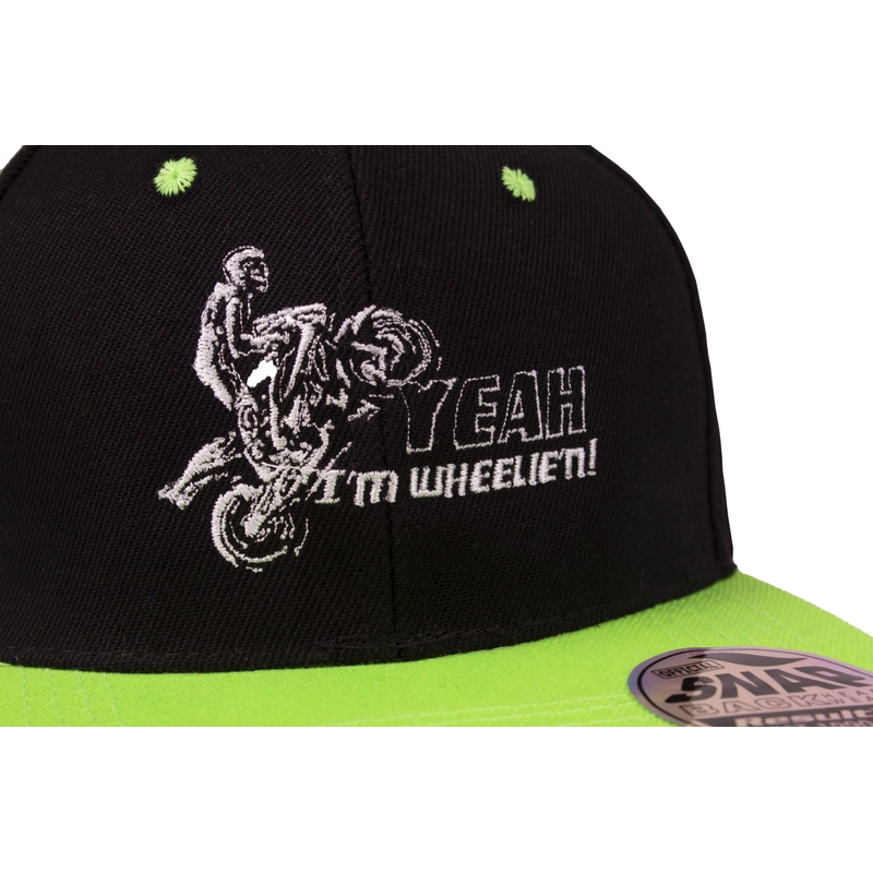 Wheelie cap μαύρο-πράσινο προσφορά