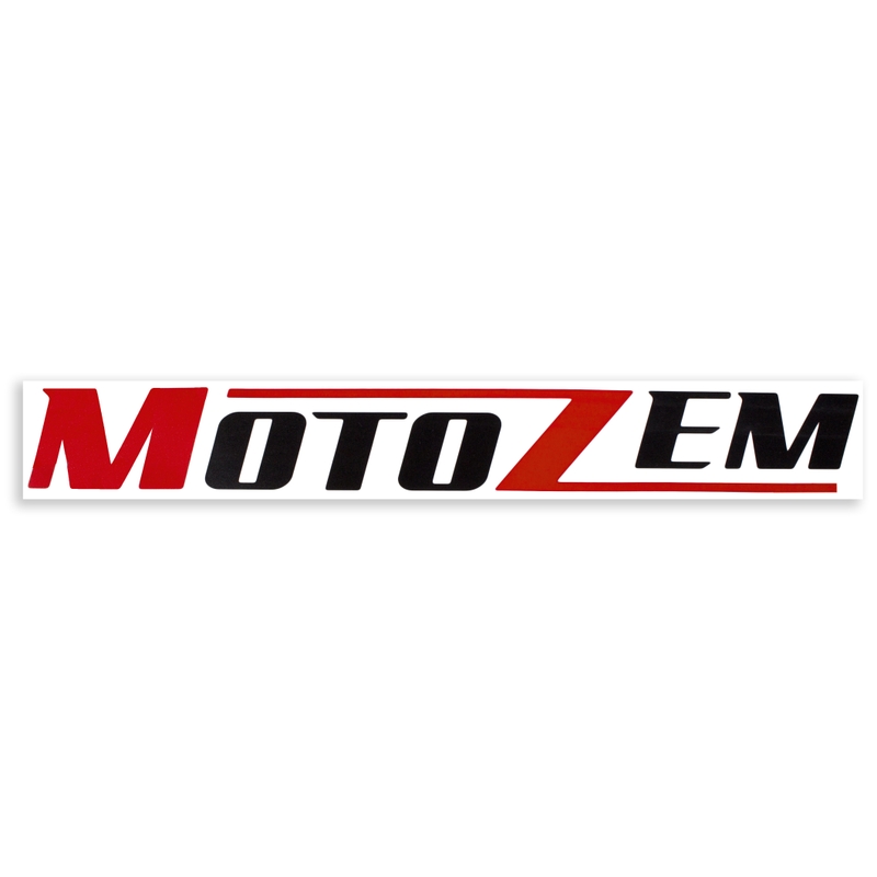 Αυτοκόλλητο λογότυπο MotoZem μαύρο