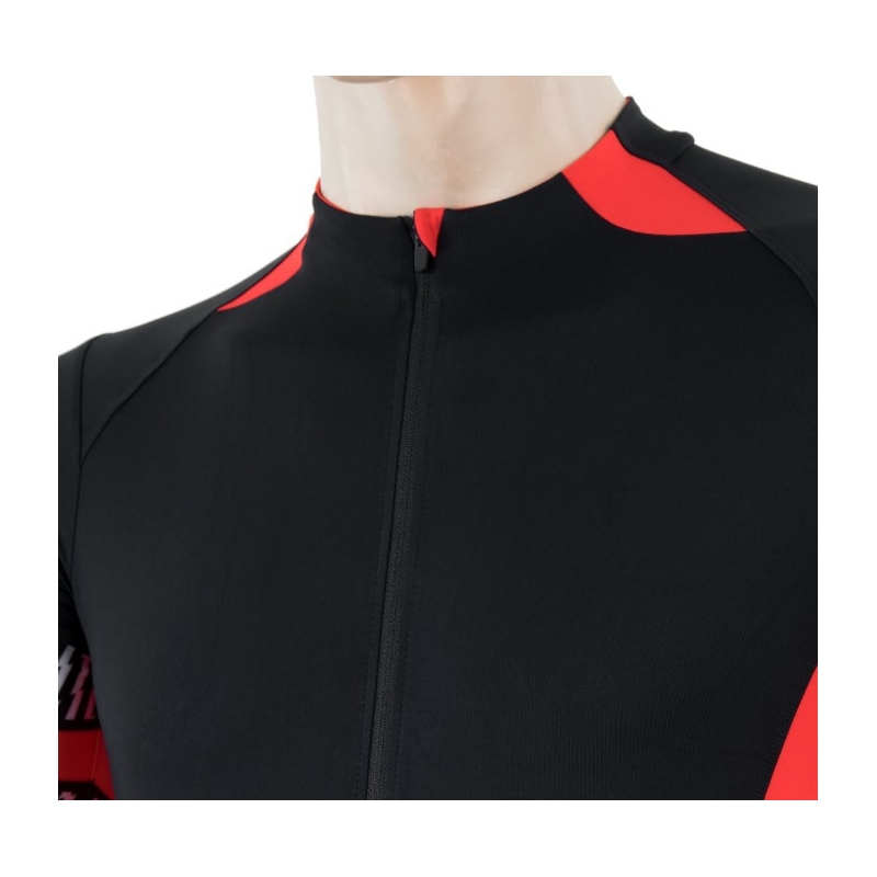 Dres Sensor Race černo-červený - krátký rukáv výprodej