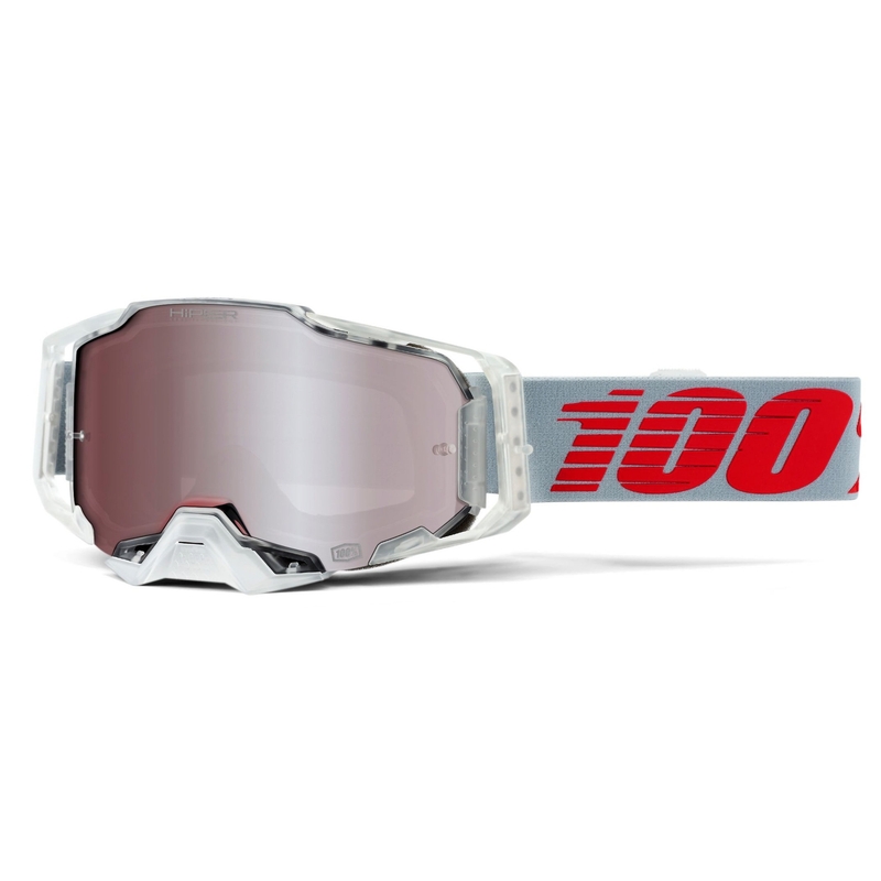 Γυαλιά Motocross 100% ARMEGA X-Ray-Hiper ασημί plexi