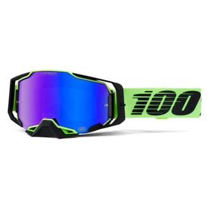Γυαλιά motocross 100% ARMEGA Uruma Hiper μπλε plexi