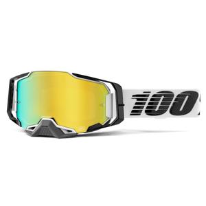Γυαλιά motocross 100% ARMEGA Atmos με καθρέφτη χρυσό plexi