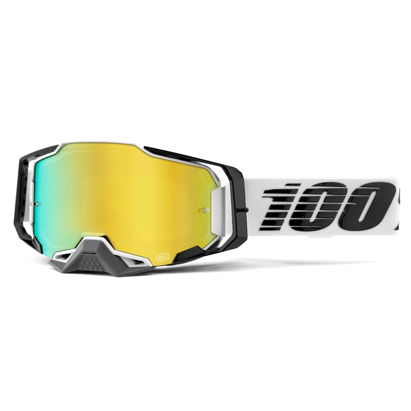 Γυαλιά motocross 100% ARMEGA Atmos με καθρέφτη χρυσό plexi