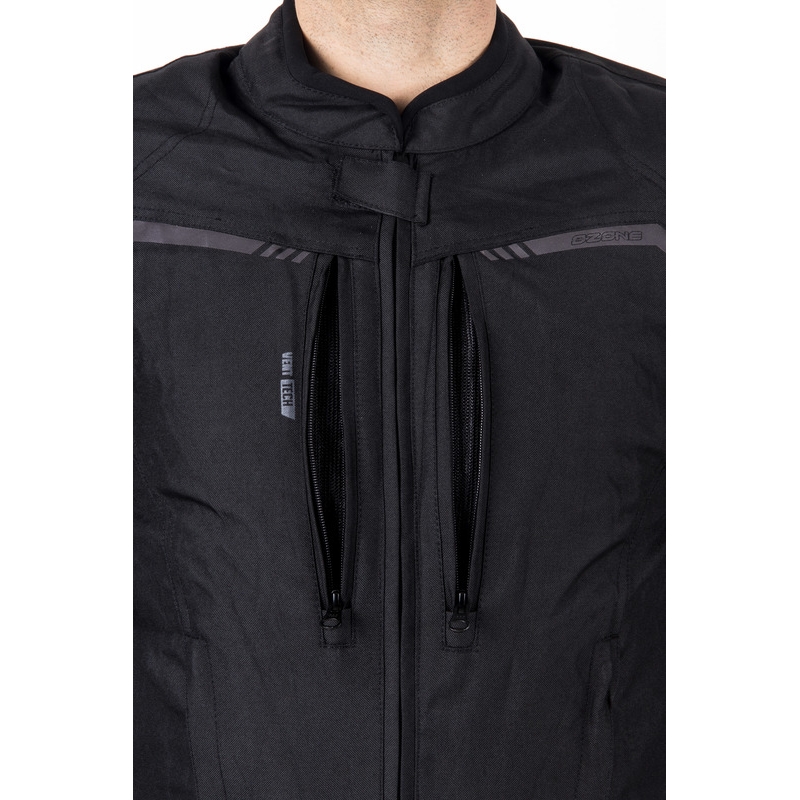 Μπουφάν μοτοσικλέτας Ozone Delta IV μαύρο