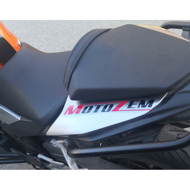 Αυτοκόλλητο λογότυπο MotoZem μαύρο