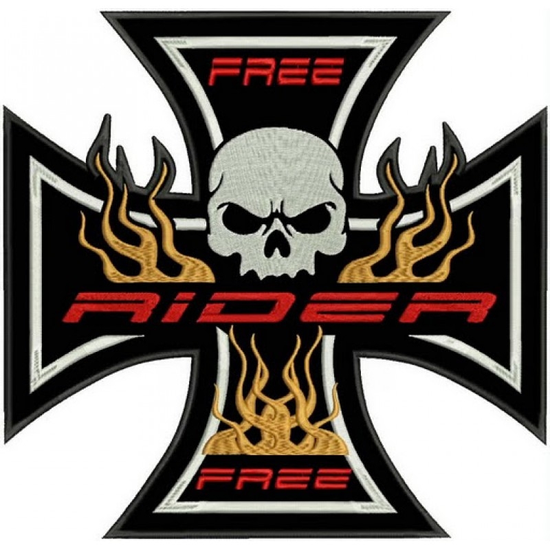 Patch Cross πορτοκαλί - μεγάλο