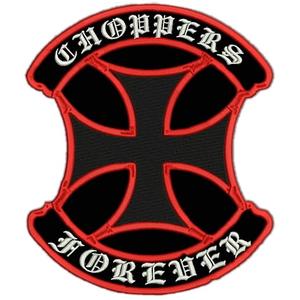 Patch Choppers ασπίδα κόκκινη - μεγάλη