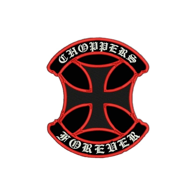 Patch Choppers ασπίδα κόκκινη - μεγάλη