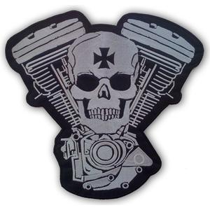 Patch Warrior λευκό-μαύρο