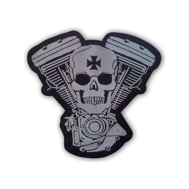 Patch Warrior λευκό-μαύρο προσφορά