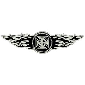 patch Flames λευκό