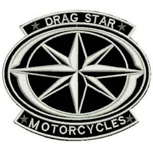 Patch Drag Star Motorcycles - μεγάλο