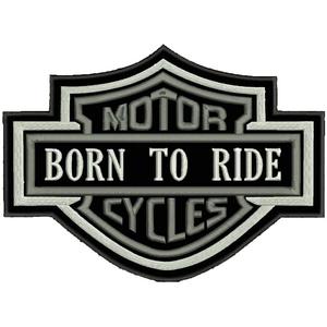 Patch Motor Cycles γκρι - μεγάλο