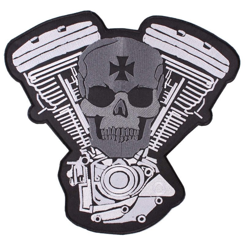 Patch Warrior λευκό-γκρι
