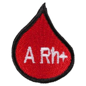 Σταγόνα επιθέματος ομάδας αίματος A Rh+