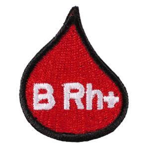Επίθεμα με σταγόνα ομάδας αίματος B Rh+