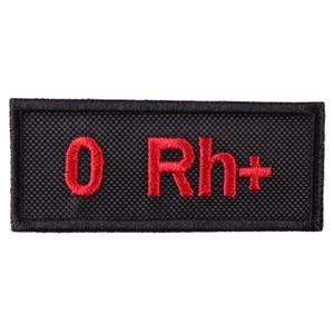 Patch με ομάδα αίματος 0 Rh+