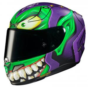 Integrální přilba na motorku HJC RPHA 11 Green Goblin MC48SF zeleno-fialová výprodej